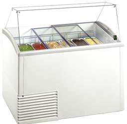 Framec SLANT ICE Scoop Ice Cream Display