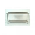 Flat Pack Stainless Steel Wall Beches 600 x 700 x 875
