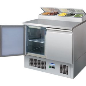 Polar Pizza/Salad Prep Counter - 2 Door